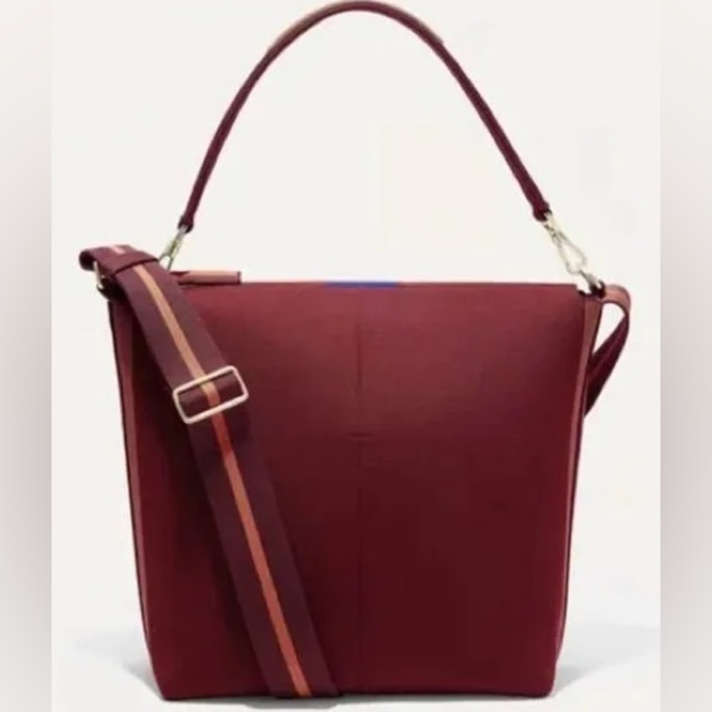 Rothy’s Malbec Red Mini Zip Bucket Bag